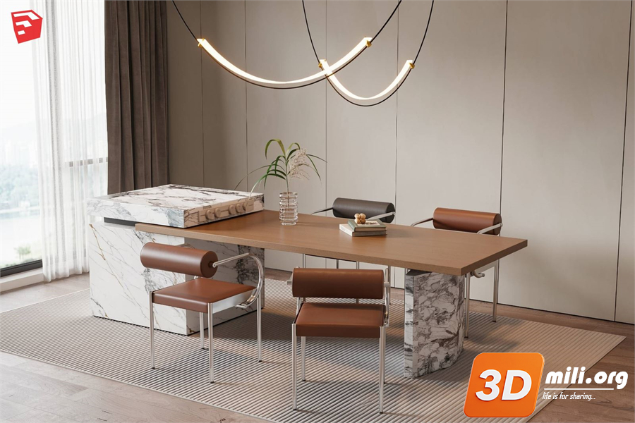 Kitchen island Skp Files